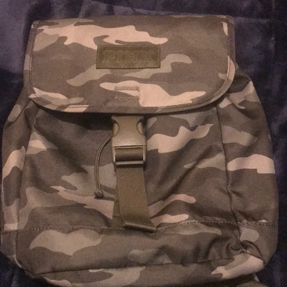 PINK Victoria's Secret Handbags - Camouflage “PINK” book bag